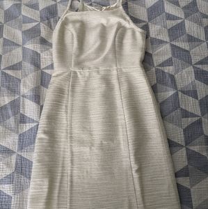 Knee-length Gold Cocktail Dress